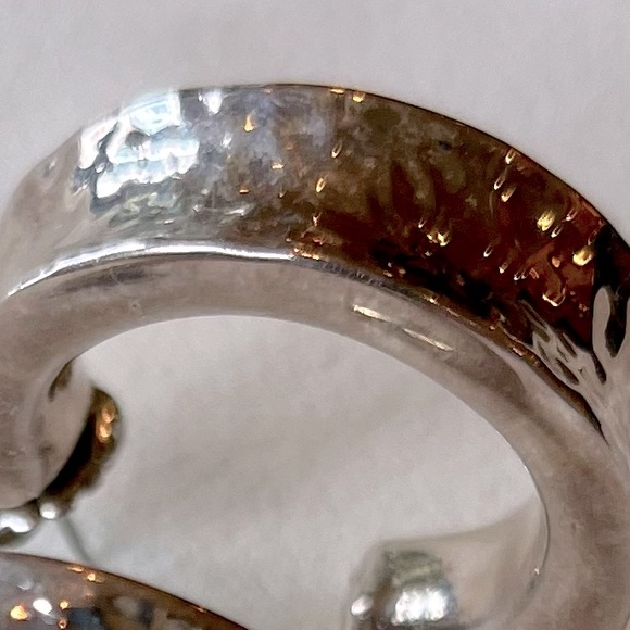 Simon Sebbag Designs Silver Hoop Earrings - Picture 6 of 16